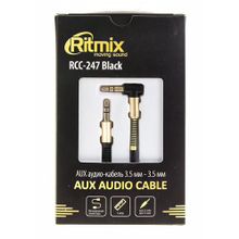 AUX-кабель Ritmix RCC-247 1 метр черный