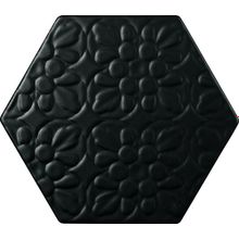 Керамогранит Tonalite Examatt Nero Esagona Decoro Relief Matt 17.1x15 см