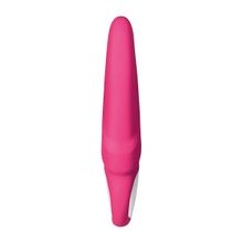 Satisfyer Ярко-розовый вибратор  Satisfyer Vibes Mr. Rabbit с клиторальным отростком - 22,1 см.