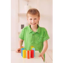 Конструктор ALATOYS НКП2401 Кирпичики окрашенный (24 шт).