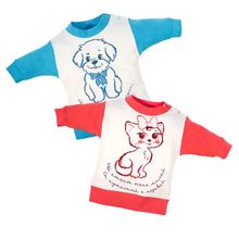 Лео Комплект из двух кофточек (кнопки на плече) "Милые детишки" 1561-5 1