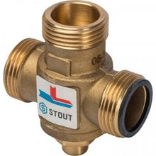 Термостатический смесительный клапан G 1"M-G 1½"F-G 1"M 70°С Stout, SVM-0050-327007