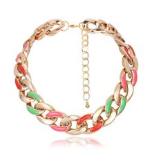 Колье-цепь под золото (арт. 83401-9)