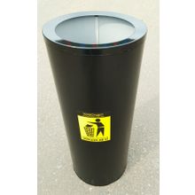 Урна для мусора Титан, 30 литров (Сталь (матовая))