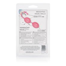 Розовые вагинальные шарики Weighted Kegel Balls (106372)