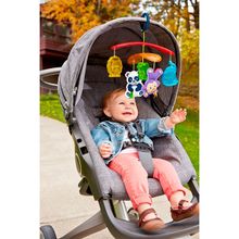 Fisher Price (MATTEL) Mattel Fisher-Price DYW54 Фишер Прайс Мобиль для прогулок "Веселые животные" DYW54