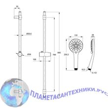 Душевая колонна Iddis Torr TOR3F00i16