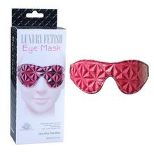 Розовая маска на глаза с геометрическим узором Pyramid Eye Mask (244267)