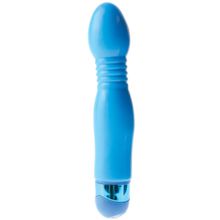 Pipedream Голубой гибкий вибромассажер Powder Puff Massager - 17,1 см. (голубой)