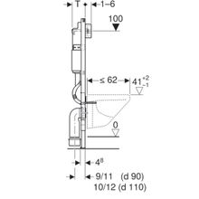 ПЭК Aquanet Rimless Tavr 2.0 W + Geberit 458.128.11.1 кнопка дельта белая, прокладка