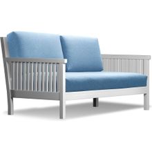 Смарт Диван прямой Норман синий сосна