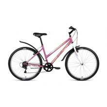 26" ALTAIR MTB HT 1.0 Lady 2018 (6ск, сталь, жестк, Vbr, SG03 - HG04 KFW660)(рама 15", фиолетовый)