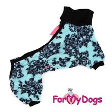 Тёплый флисовый комбинезон для собак ForMyDogs мальчик синий FW359-2016 M