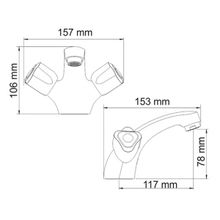 WasserKRAFT Смеситель для раковины Amper 2903