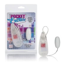 California Exotic Novelties Виброяйцо белого цвета  Pocket Exotics Vibrating Bullet (белый)