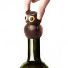 Qualy Пробка для бутылки Owl арт. QL10219-BN