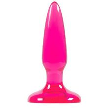 NS Novelties Розовая анальная мини-пробка  Jelly Rancher Pleasure Plug Mini - 8,1 см. (розовый)