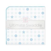 SwaddleDesigns Ultimate Jax & Stars голубая