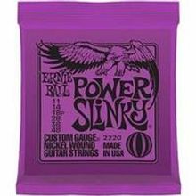 P02220 Power Slinky Комплект струн для электрогитары, никель, 11-48, Ernie Ball