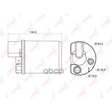 Фильтр Топливный LYNXauto арт. LF960M
