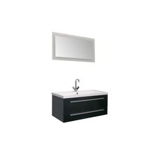Aquanet Мебель для ванной Нота 90 лайт (черный глянец) - Тумба Нота 90 черный глянец