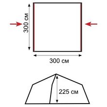 Sol Тент-шатер Sol Bungalow SLT-015.06 синий