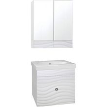 Тумба с раковиной Style Line Вероника 60 Люкс Plus, белая