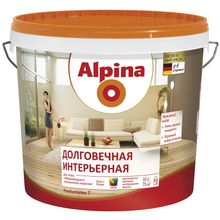Alpina Долговечная Интерьерная 10 л белая