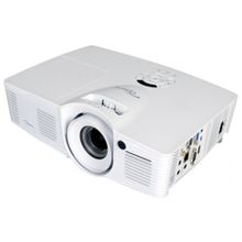 Проектор optoma du400 (dlp, wuxga 1920x1200, 4000lm, 15000:1, 2xhdmi, mhl, lan, 1x10w speaker, 3d ready, lamp 7000hrs, white, 2.99kg) (95.72y01gclr)