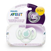 AVENT Пустышка Philips Avent SCF151 00 силиконовая мини, 0-2 81500