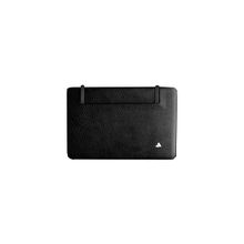 Кожаный чехол-книжка для Macbook Air 11" Vaja iVolution Leather Suit, цвет black - black