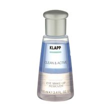 Средство для снятия макияжа с глаз Klapp Clean&Active Eye Make-Up Remover 100мл