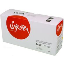 Картридж SAKURA TN326Y для Brother HL-8250, DCP-8450, MFC-8650, желтый, 3 500к.