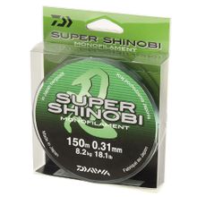 Леска Daiwa Super Shinobi 150м 0,16мм (2,5кг) светло-зеленая