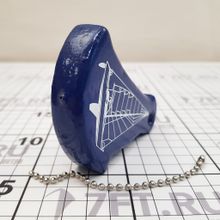 Osculati Брелок плавающий Парусная яхта Osculati 35.822.02 синий с цепочкой