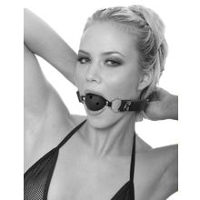 Pipedream Черный кляп с дырочками Breathable Ball Gag (черный)