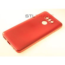 Силиконовый чехол TPU Case Металлик LG G6 красный