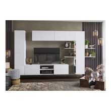 Case Гостиная Порту Венге Черный глянец