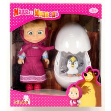 Кукла SIMBA 9301003 Маша с пингвинёнком