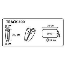 Trek Planet Спальный мешок Trek Planet Track 300 (70320) (Правый)