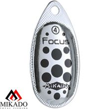 Блесна вращающаяся Mikado FOCUS № 1 серебро   11