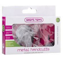 Shots Media BV Красные металлические наручники SHOTS TOYS Red (красный)