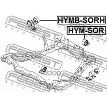 Сайлентблок Подушки Двигателя (Гидравлический) | Прав | Febest арт. HYMBSORH