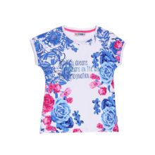 Luminoso с цветочным принтом бело-розовая