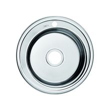 Мойка из нержавеющей стали круглая 50,5см, полированная, Suno, Iddis SUN50P0i77