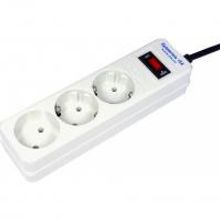 Pilot Extender-3 3M удлинитель, 3 розетки, встроенная автоматическая защита от перегрузок, 3 метра