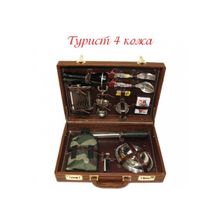 Подарочный набор "Турист №4 кожа"