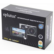 Eplutus Автомобильный видеорегистратор с 2-мя камерами Eplutus DVR-939