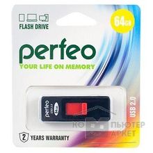 Perfeo USB Drive 64GB S03 Black PF-S03B064