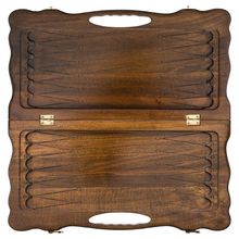 Нарды резные "Корабль" с ручкой 60